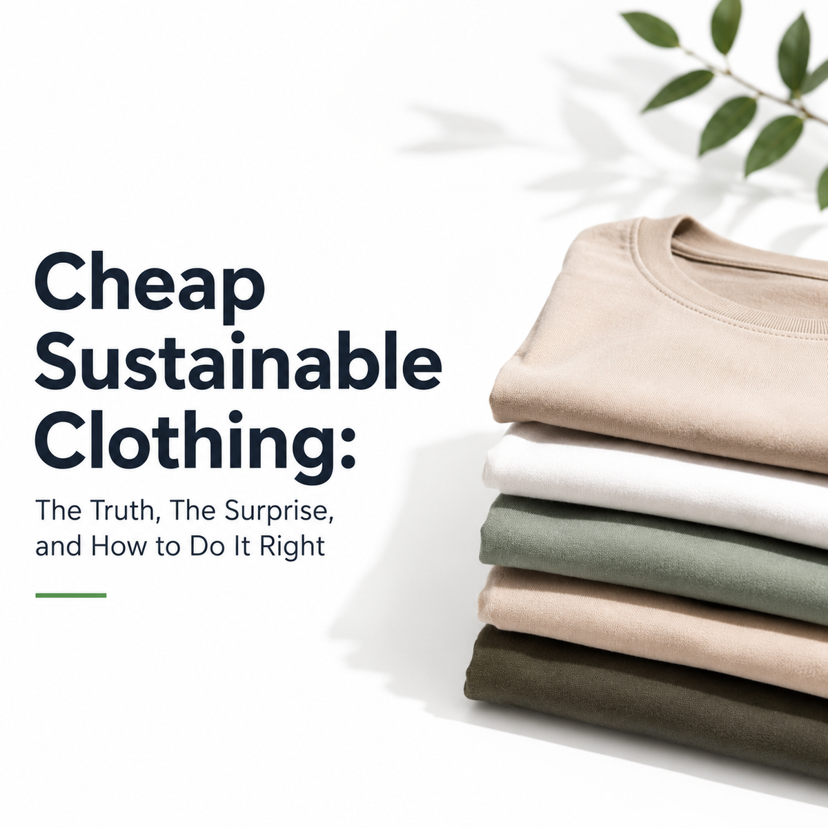 Cheap Sustainable Clothing: Is It Actually Possible?