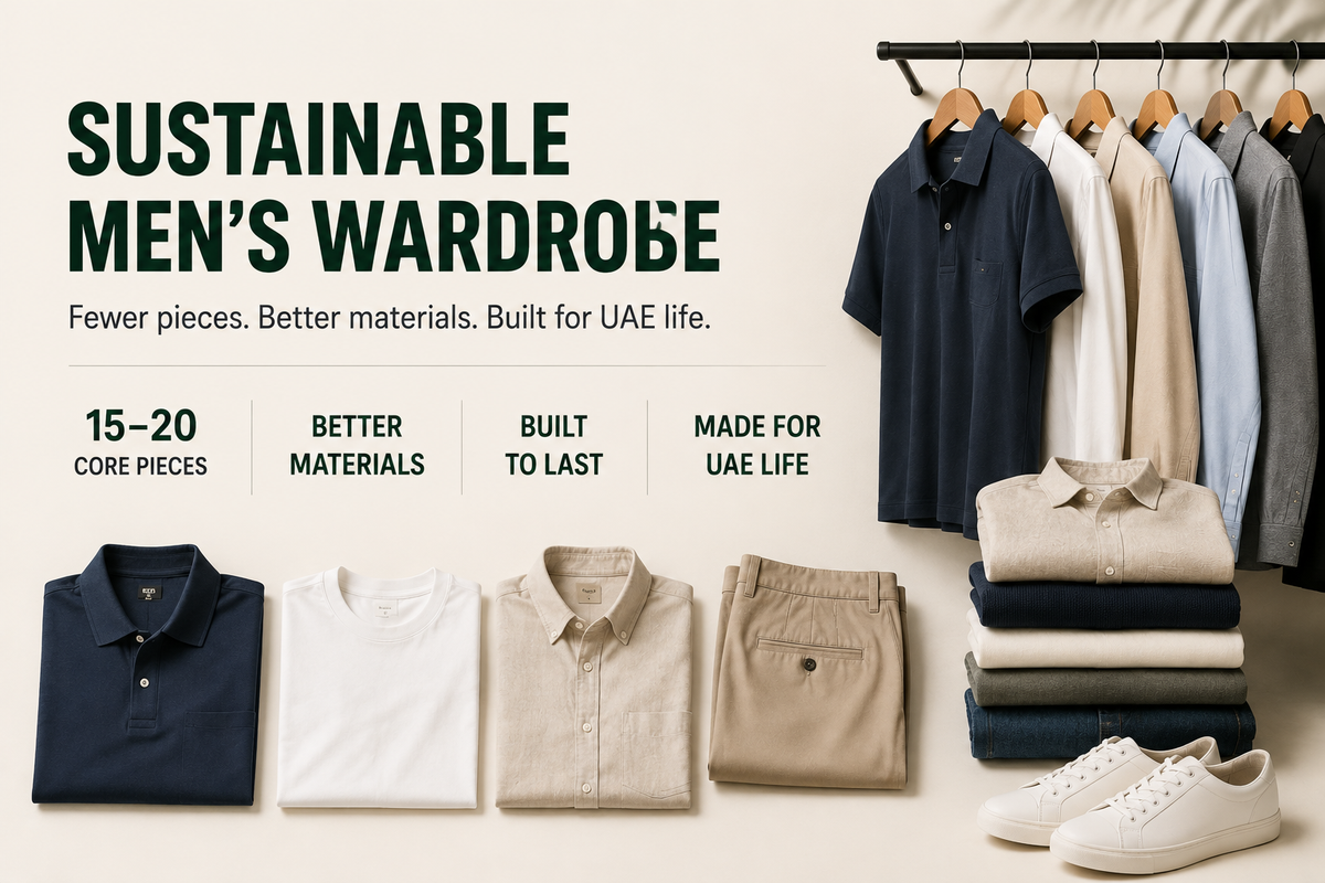 Sustainable Men's Clothing: Building a UAE-Ready Wardrobe