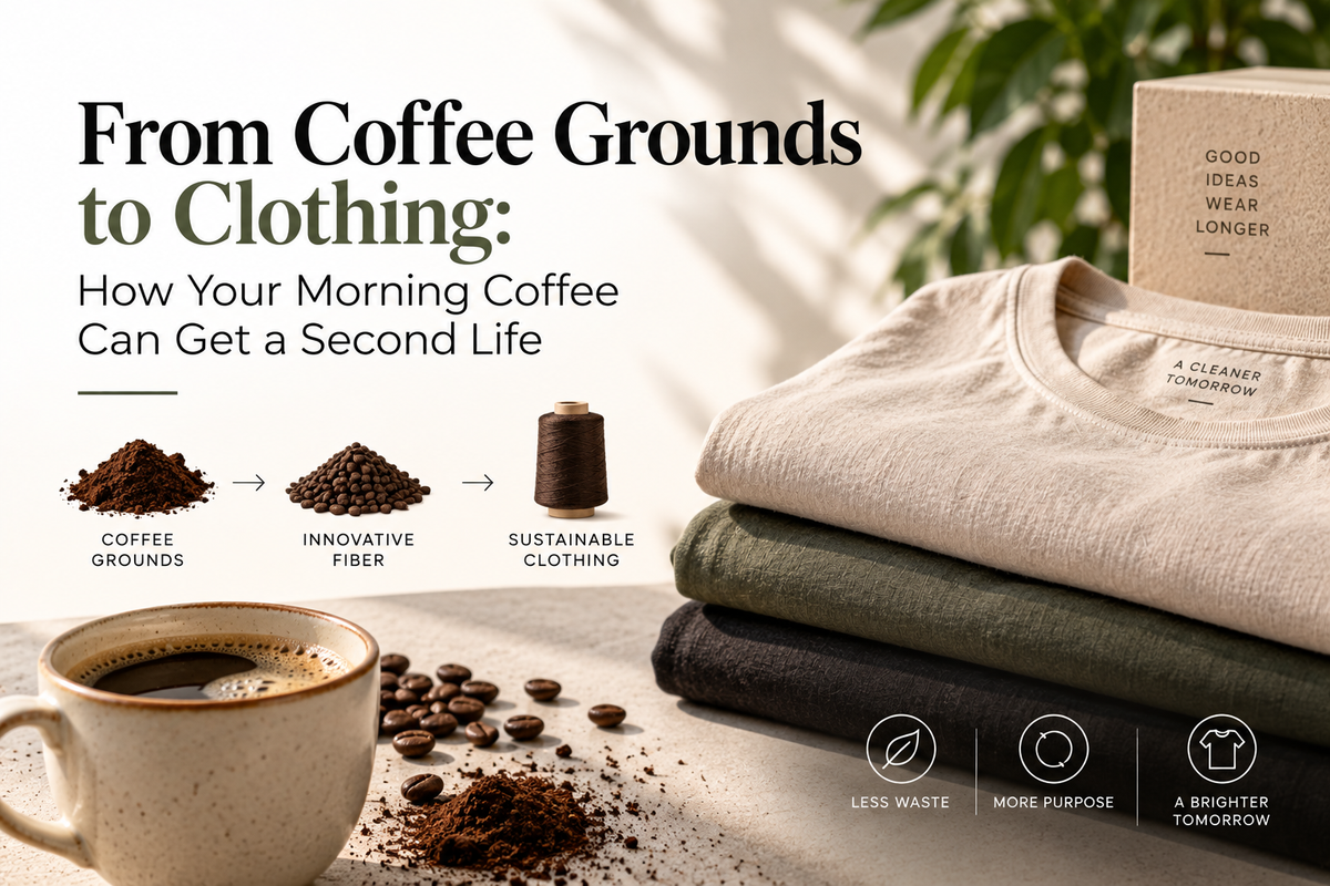 From Coffee Grounds to Clothing: How Your Morning Coffee Can Get a Second Life