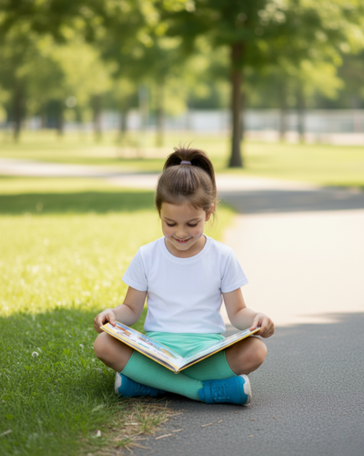 Children Sport Knee-length Short Apple Green - OKAPI