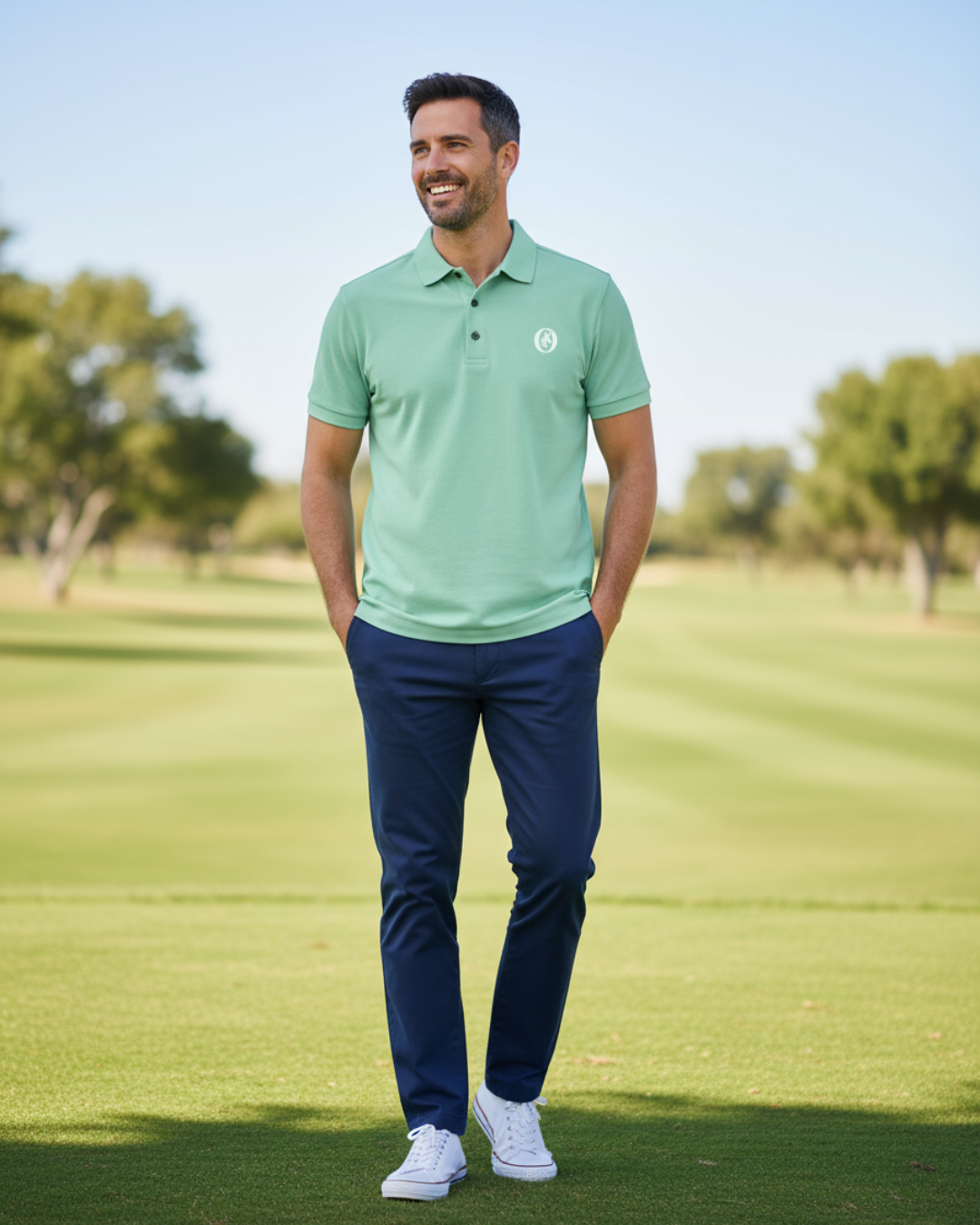 Polo shirt Short sleeve Mint - OKAPI