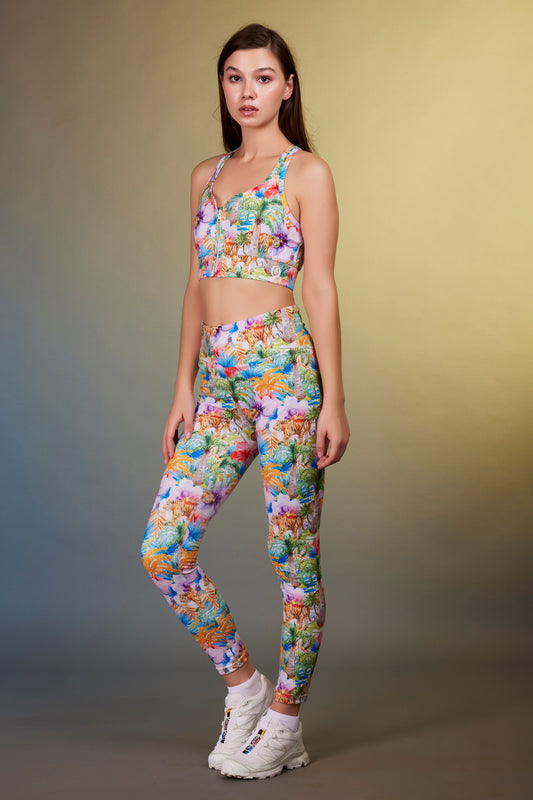 Sport legging seamless side Garden of Eden - OKAPI