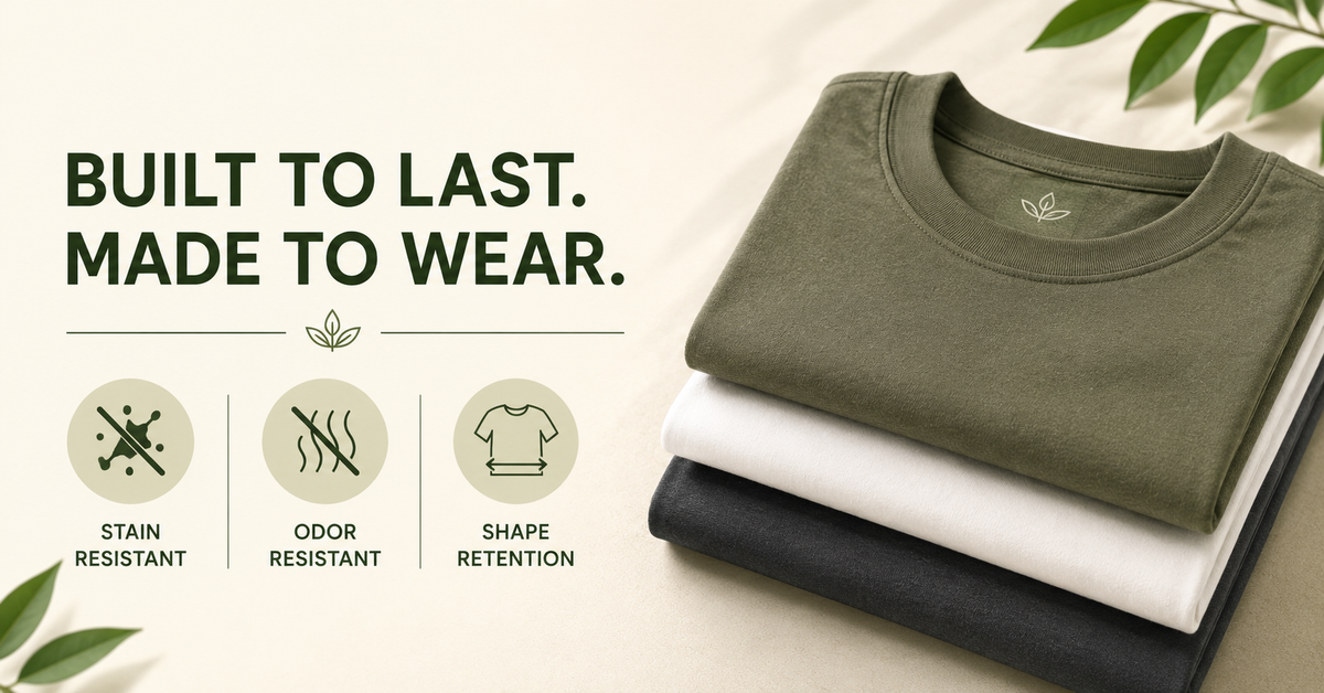 Men's Sustainable T-Shirts: What Actually Makes a Tee Last