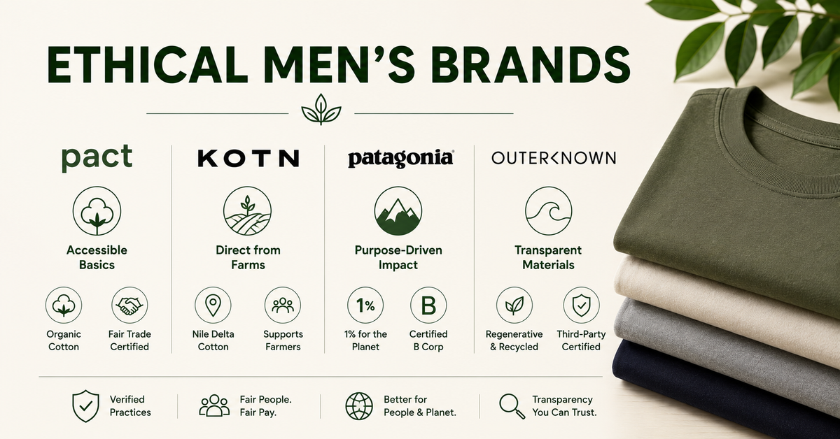 Ethical Men's Clothing Brands Worth Knowing