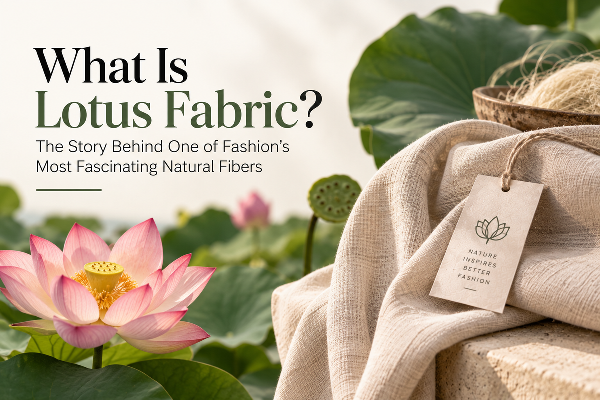 What Is Lotus Fabric? The Story Behind One of Fashion's Most Fascinating Natural Fibers