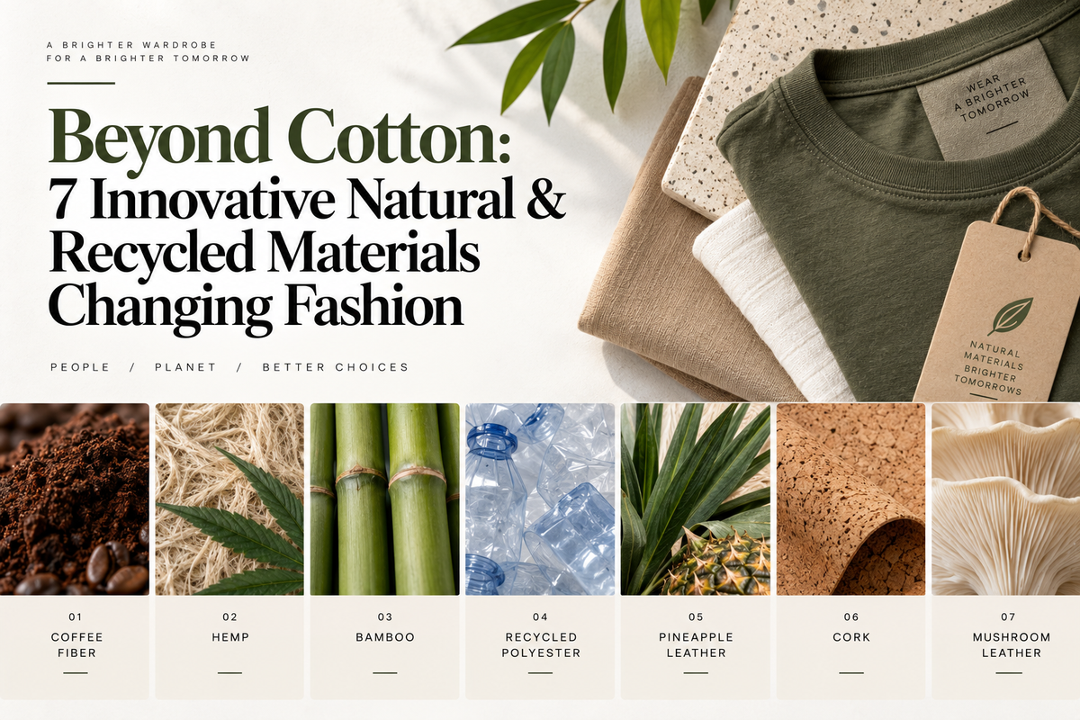 Beyond Cotton: 7 Innovative Natural & Recycled Materials Changing Fashion