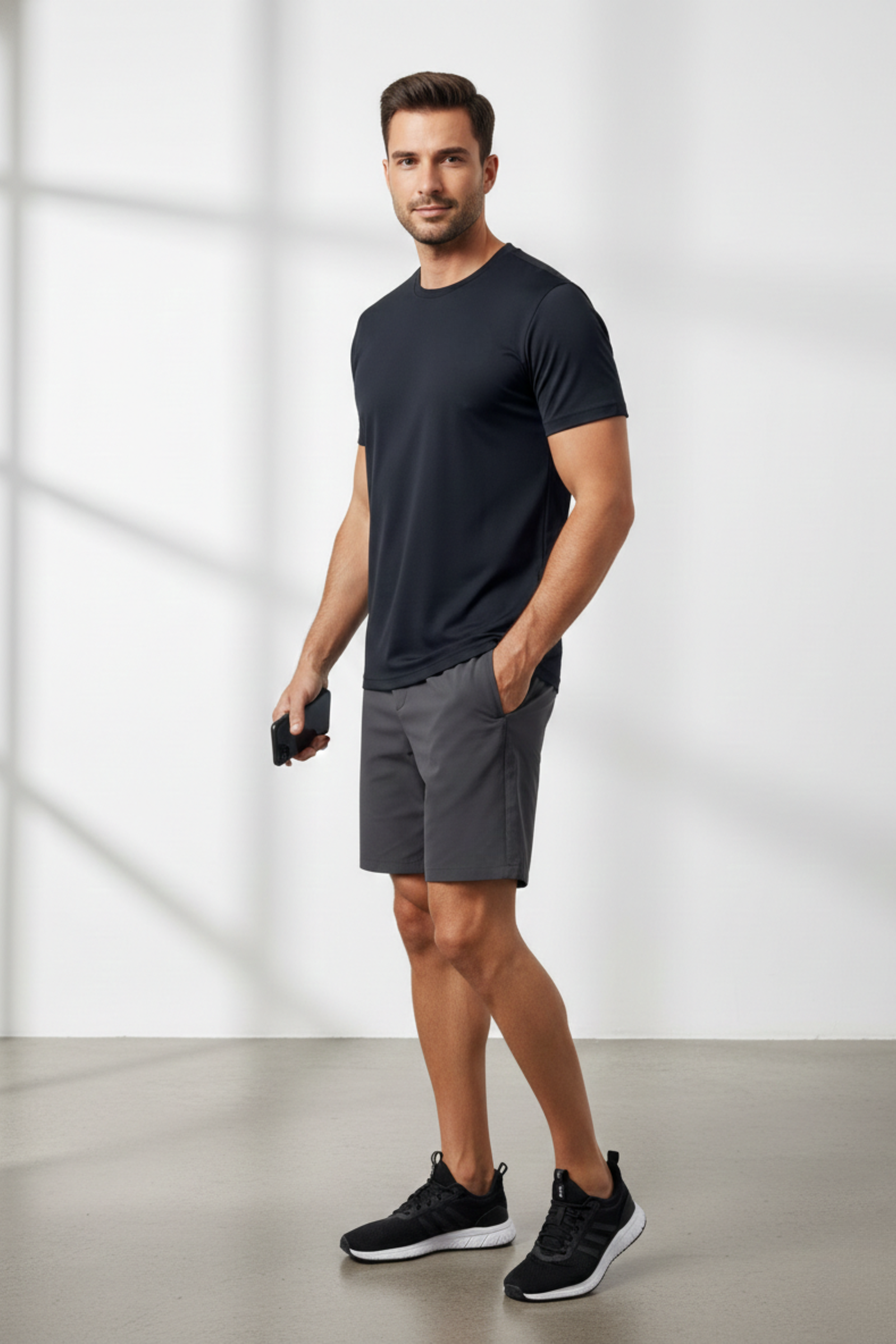 Tshirt short sleeve Anthracite