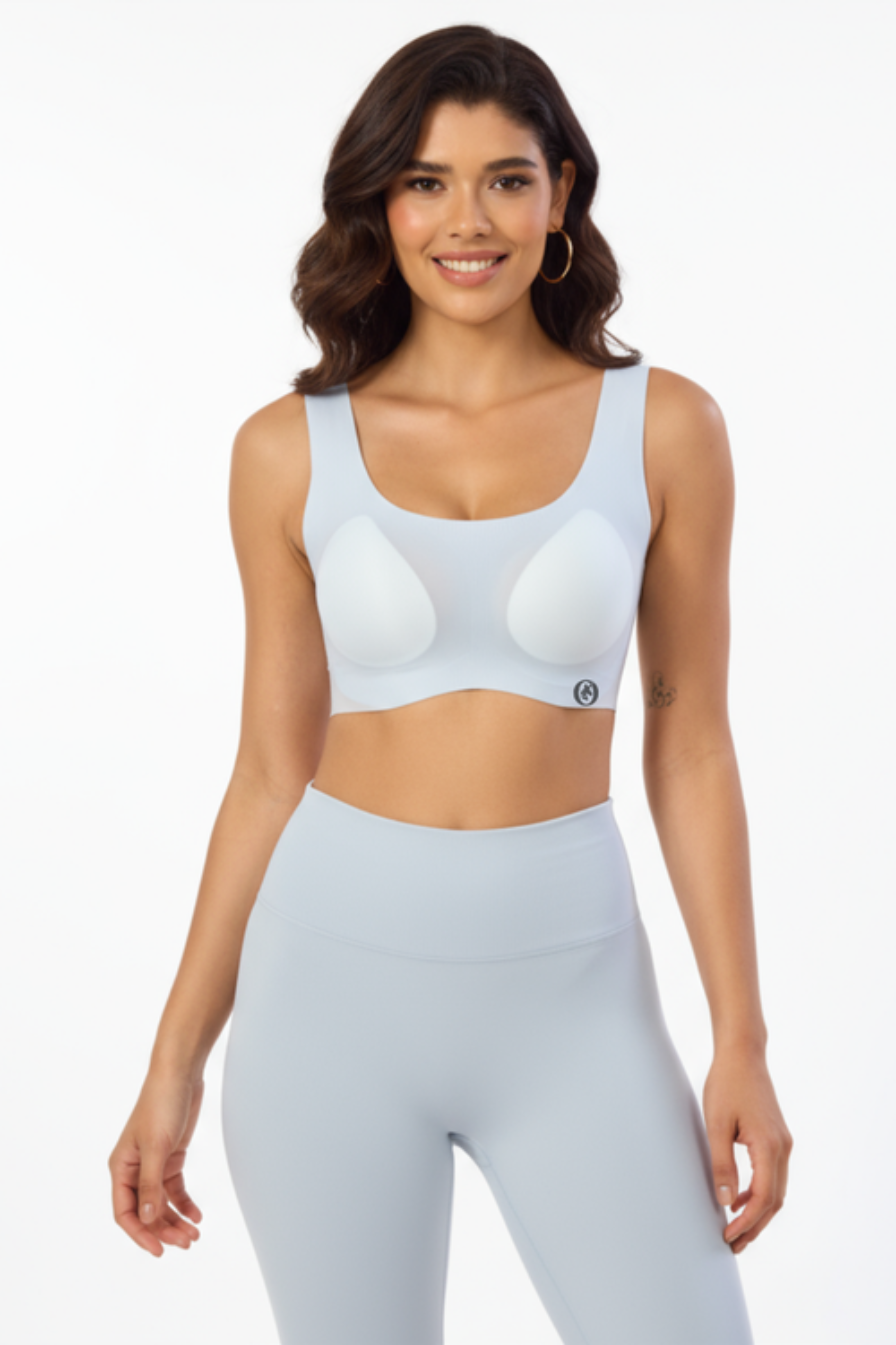 Sheer Comfy Bra Blue