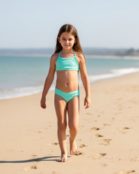 Children Bikini Panty Apple Green - OKAPI