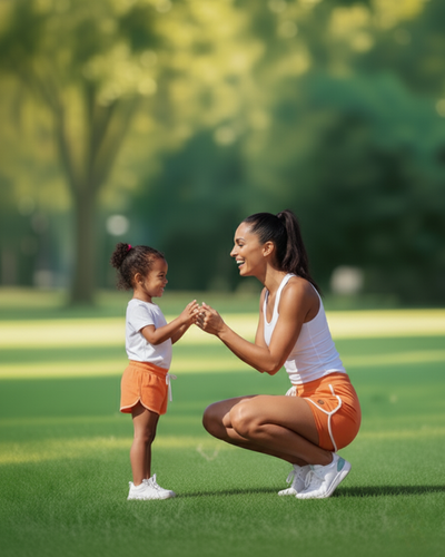 Family Matching Sport Panty Orange - OKAPI