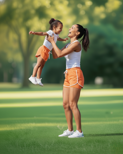 Family Matching Sport Panty Orange - OKAPI