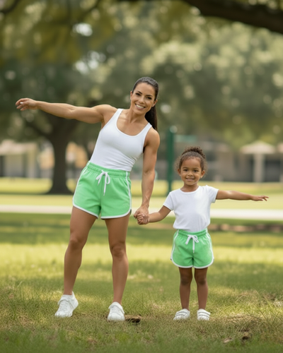 Family Matching Sport Panty Apple Green - OKAPI