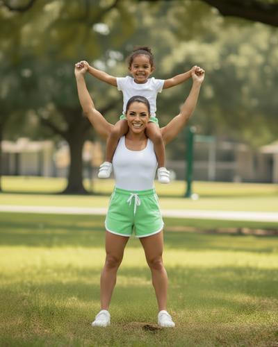 Family Matching Sport Panty Apple Green - OKAPI