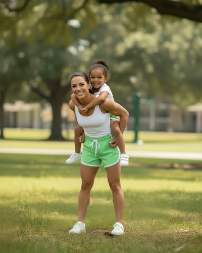 Family Matching Sport Panty Apple Green - OKAPI