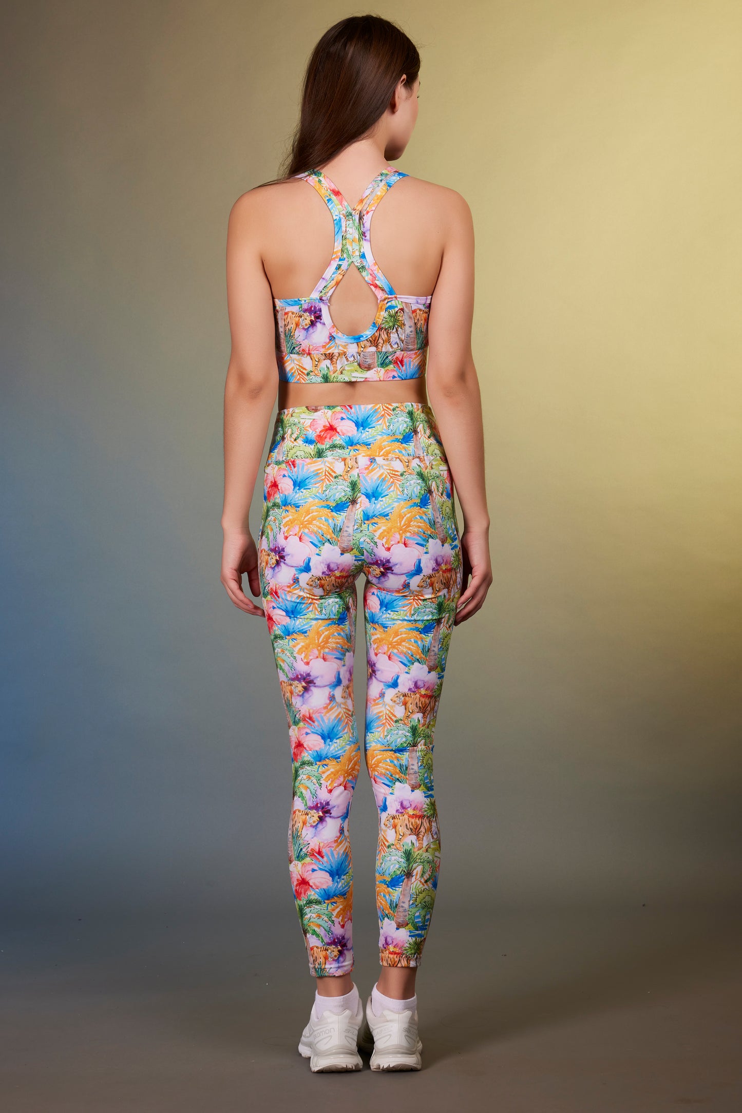 Sport  legging seamless side Garden of Eden - OKAPI