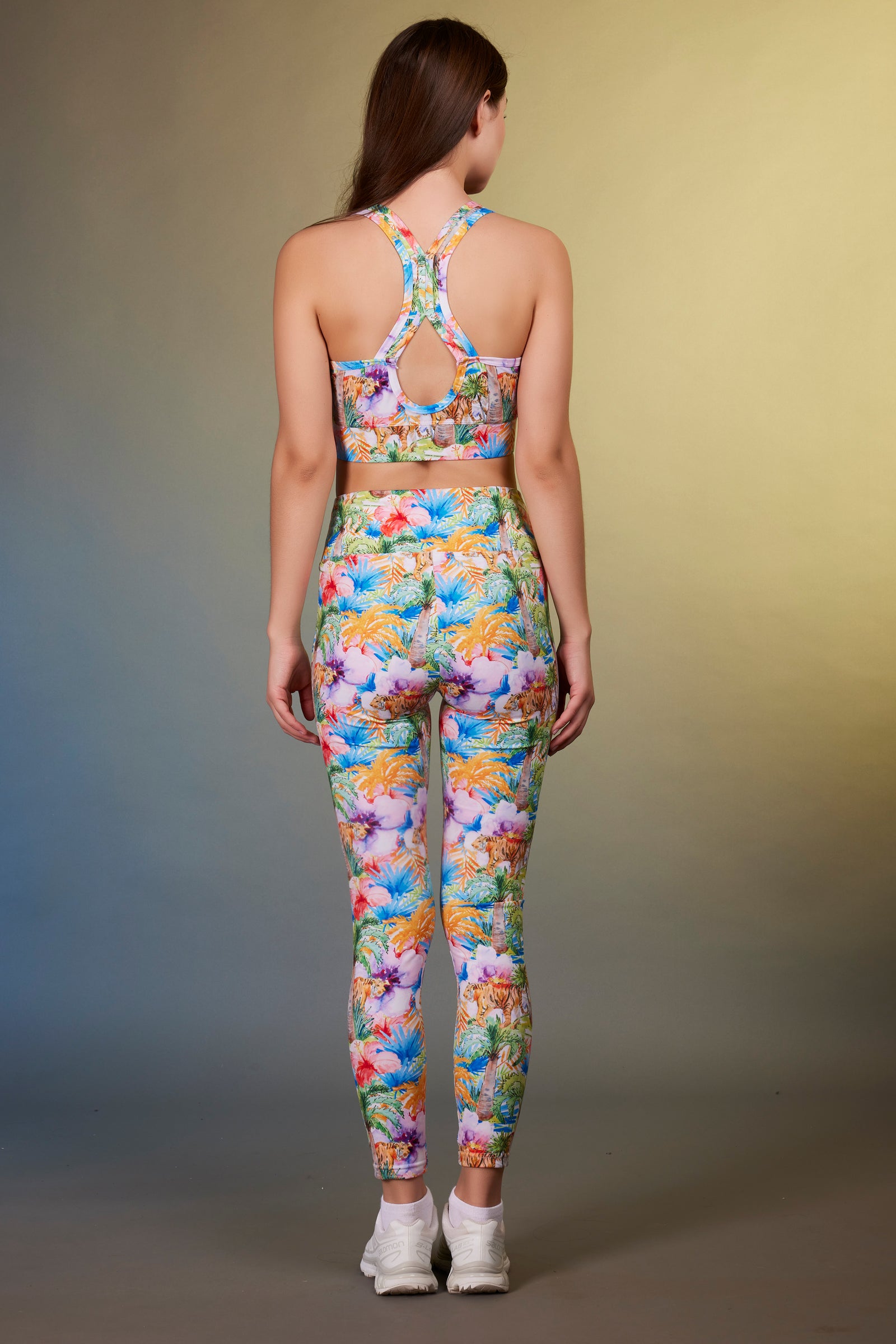 Sport  legging seamless side Garden of Eden - OKAPI