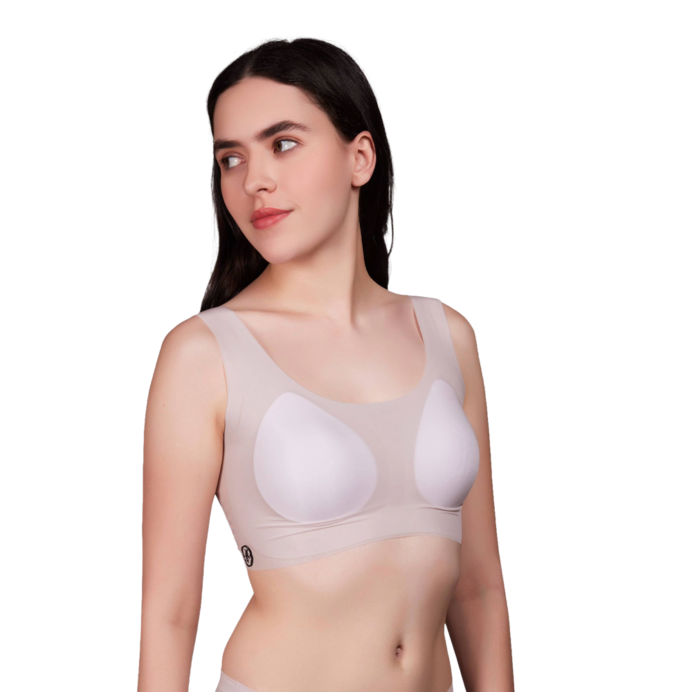 Women's Sheer Fancy Bra - Pink