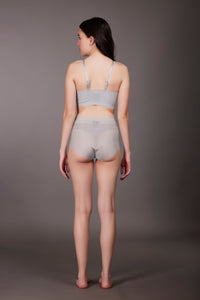 Sheer Fancy Bra Blue - OKAPI