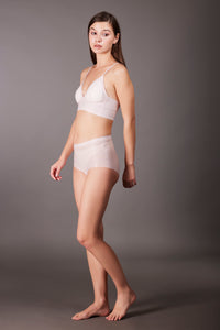 Sheer Fancy Bra Pink - OKAPI