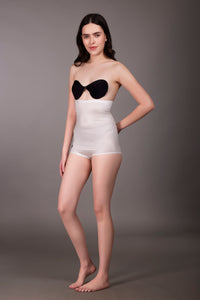 Chic Shaping High Waist Sheer Brief Latte
